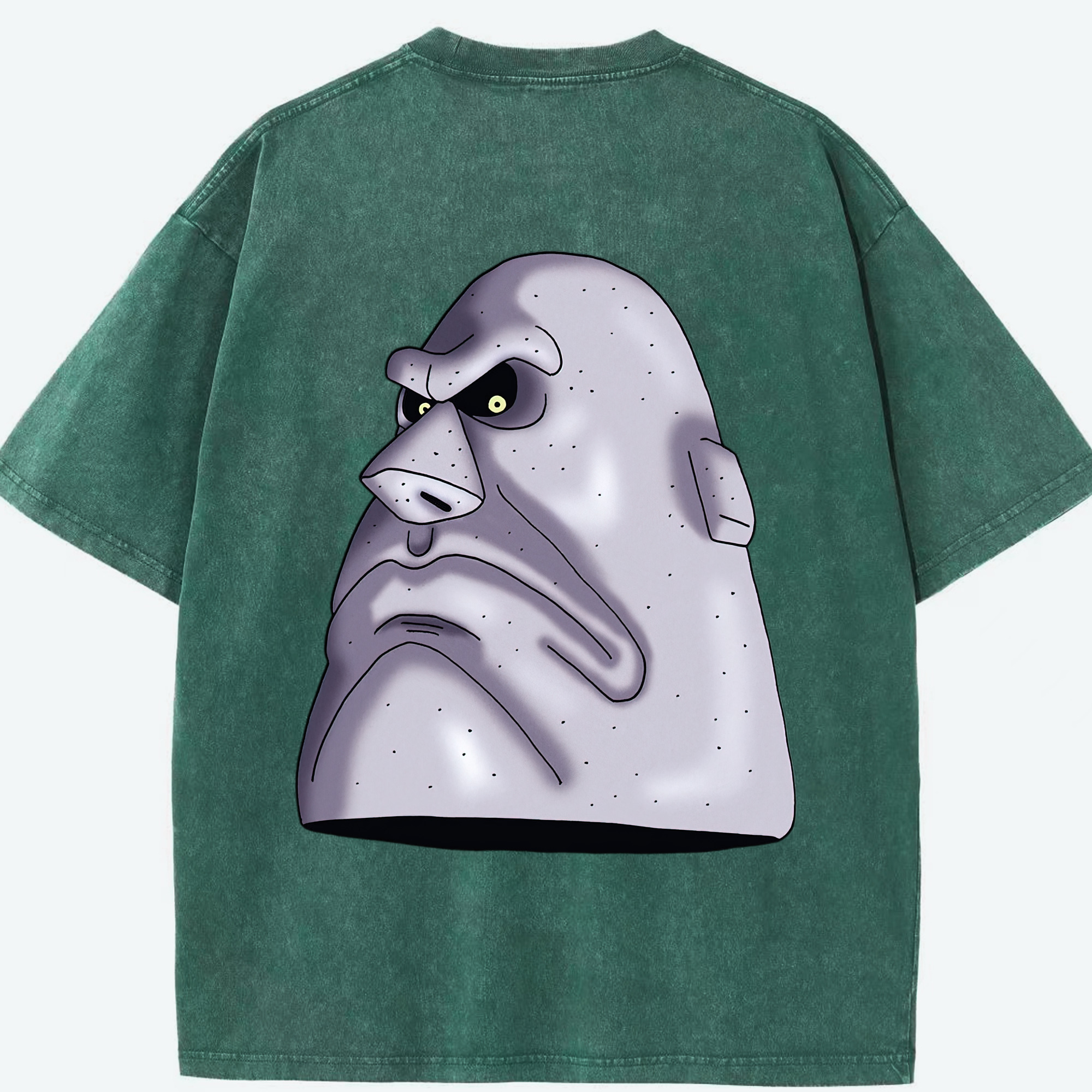 （画像用） ドラゴンクエスト Doragon Kuesuto Dragon Quest 綿100% ヴィンテージ風 半袖Tシャツ（背面プリント）